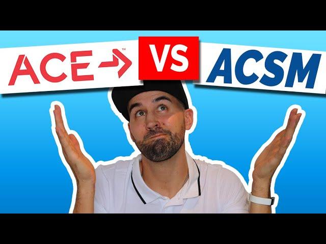 ACE or ACSM 2023? - Which personal trainer certification to choose?