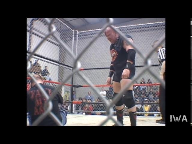 [Free Match] Steel Cage - Ian Rotten vs Bull Pain w/ “Keeper of the Key” Harley Race 1/24/03