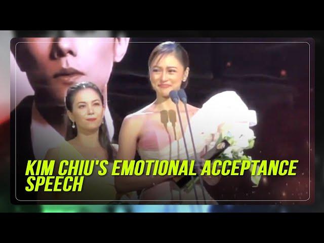 Kim Chiu turns emotional in speech at Seoul International Drama Awards