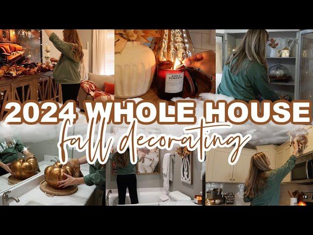 WHOLE HOUSE FALL DECORATE WITH ME | RUSTIC GLAM FALL DECOR | 2024 FALL DECOR | Lauren Yarbrough