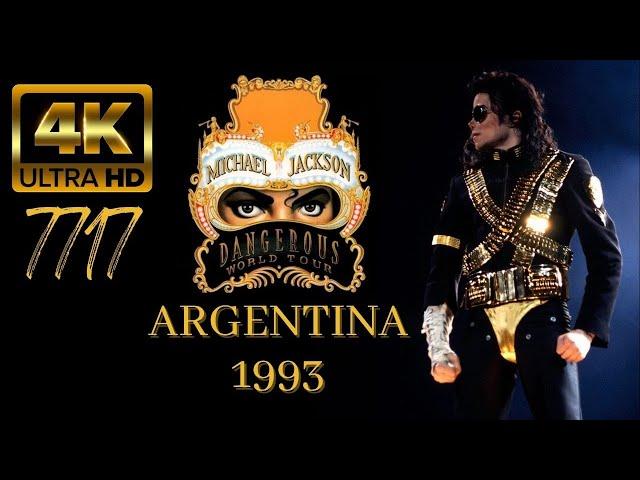 Michael Jackson - Dangerous World Tour - Buenos Aires Argentina 1993 4K FULL CONCERT