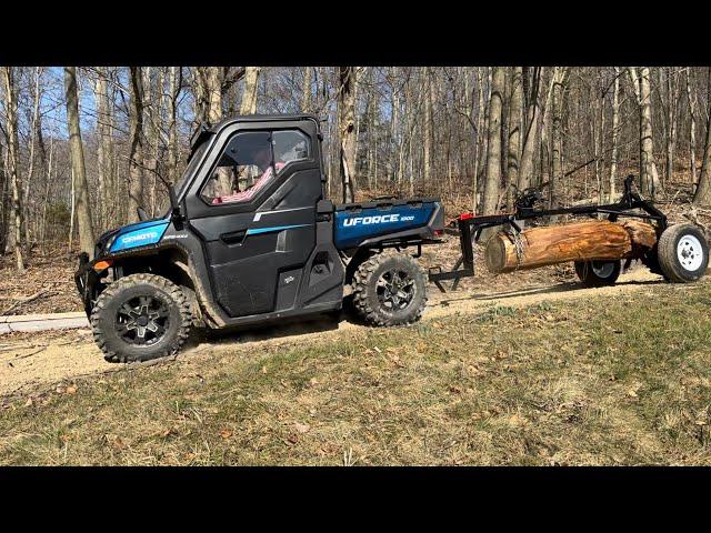 Pull Behind ATV Log Arch