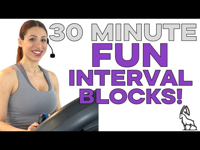 30-Minute Fun Interval Blocks | Fat Burn Intervals!