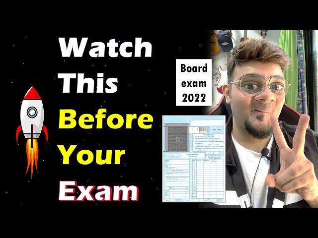 Watch This Before Your Exam | Last-minute tips | Board Exam 2022 | SSC Class 10 | Parth Momaya