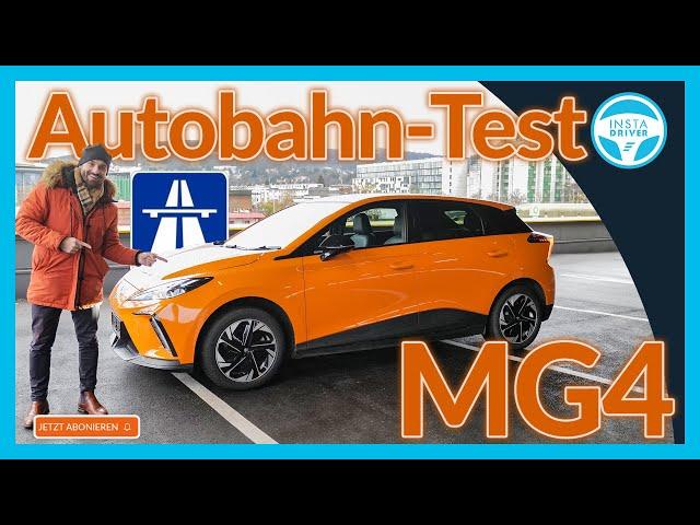 MG 4 Autobahn Test | Reale Reichweite und Verbrauch auf der Autobahn