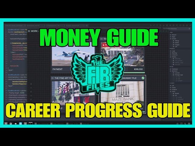 GTA Online - FIB Files CAREER PROGRESS GUIDE & MONEY GUIDE. Efficient, Fast, and Easy