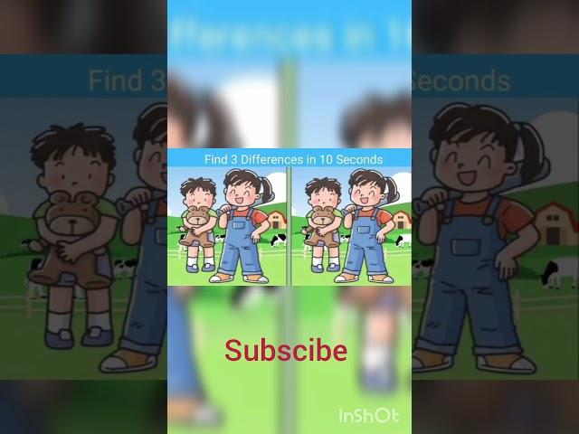 Find 3 differences in 10 seconds #A24 crazy knowledge