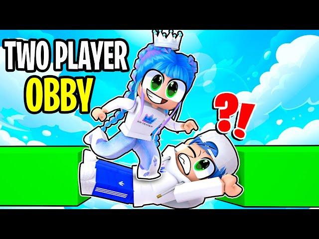 Can We Beat This 2 PLAYER OBBY In ROBLOX?! (Two Player Obby 2)