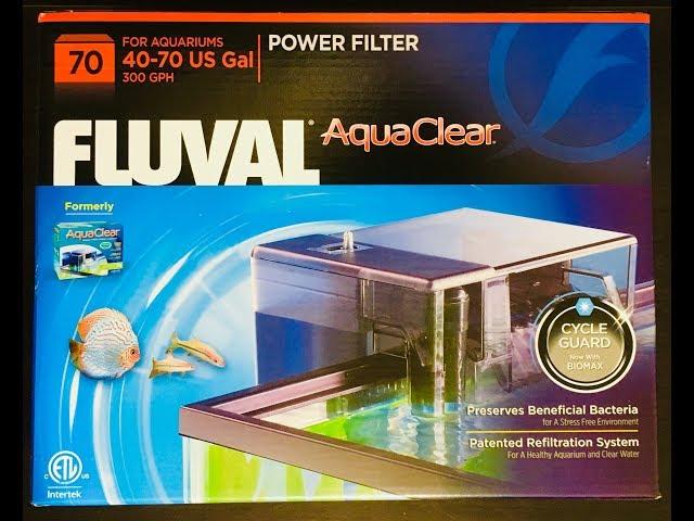 FLUVAL AQUACLEAR 70: Unbox/Setup