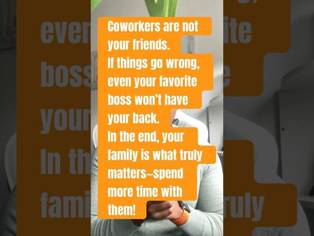 Coworkers are not family #friend #friendship #cowoker #family #kids #motovation #work #job #Brisbane