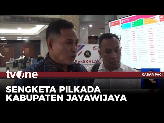 Paslon Jhon Richard Banua-Marthin Yogobi Gugat Hasil Pilkada Jayawijaya ke MK | Kabar Pagi tvOne