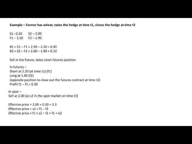 Futures part 6 - Concept - Perfect hedge, basis and basis risk explained