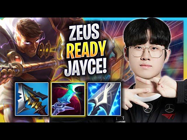 ZEUS IS READY TO PLAY JAYCE! - T1 Zeus Plays Jayce TOP vs Fiora! | Season 2023