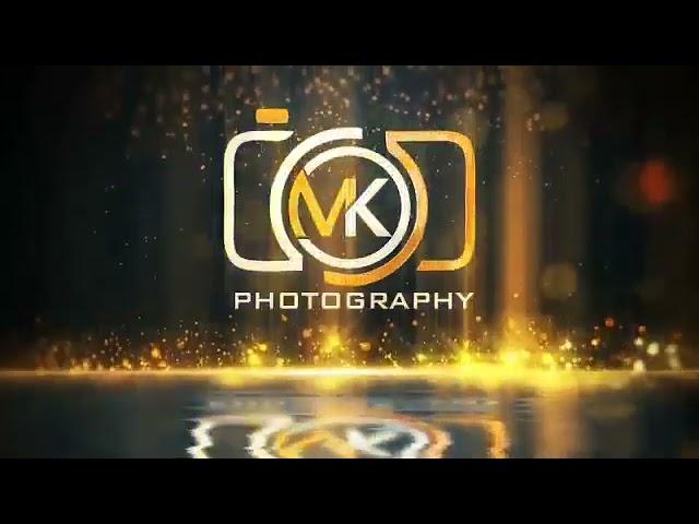 My logo created in video ,Mk creation photography logo,Mk photography