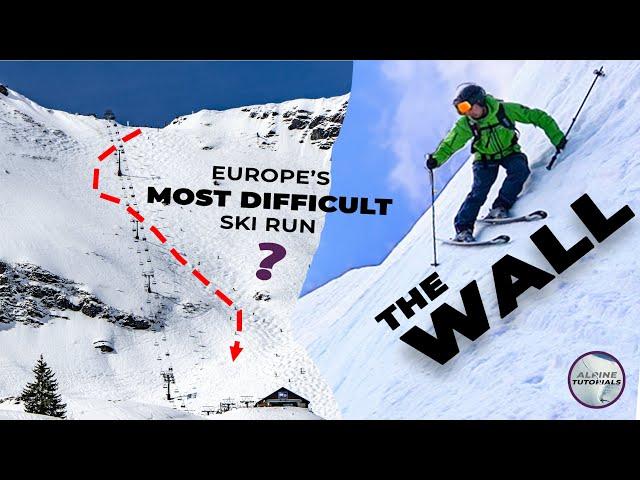 THE SWISS WALL: World's Hardest Ski Run??? (Chavanette - Mur Suisse)