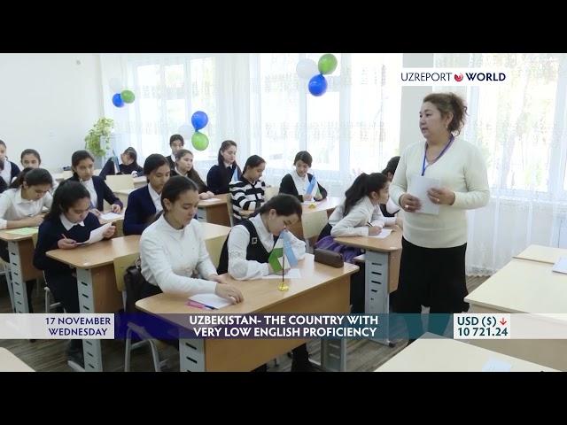 UZBEKISTAN- THE COUNTRY WITH VERY LOW ENGLISH PROFICIENCY