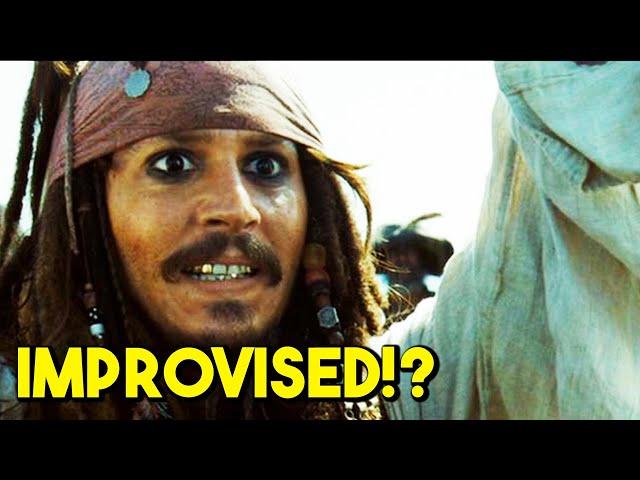 Jack Sparrow's Iconic Improvised Scenes #shorts