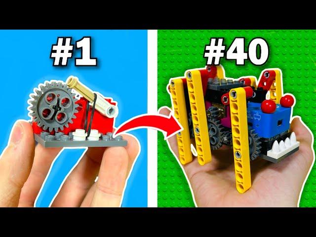 40 Satisfying MECHANISMS in LEGO…