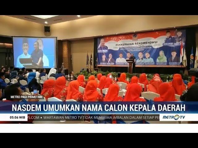 NasDem Umumkan 5 Bakal Calon Kepala Daerah Lampung