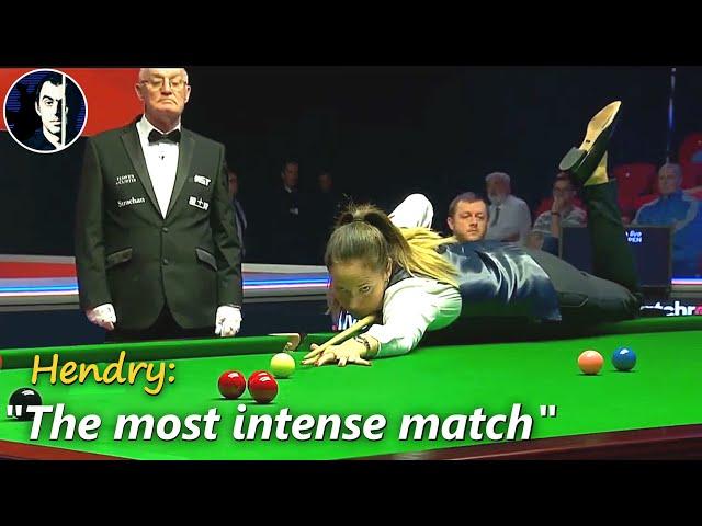 "The most intense match" | Mark Allen vs Reanne Evans | 2021 British Open