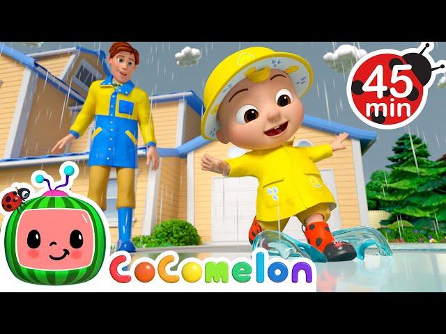 Rain Rain with JJ's Boots Song! ️ + MORE CoComelon Nursery Rhymes & Songs