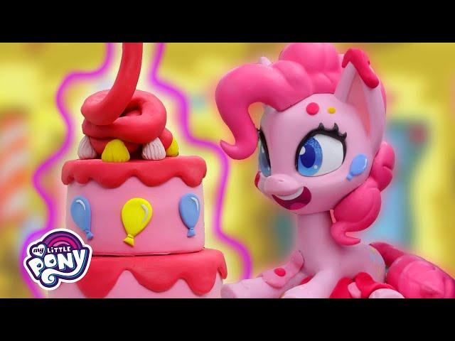 Stop Motion | Pat a Cake with Pinkie Pie | Cake