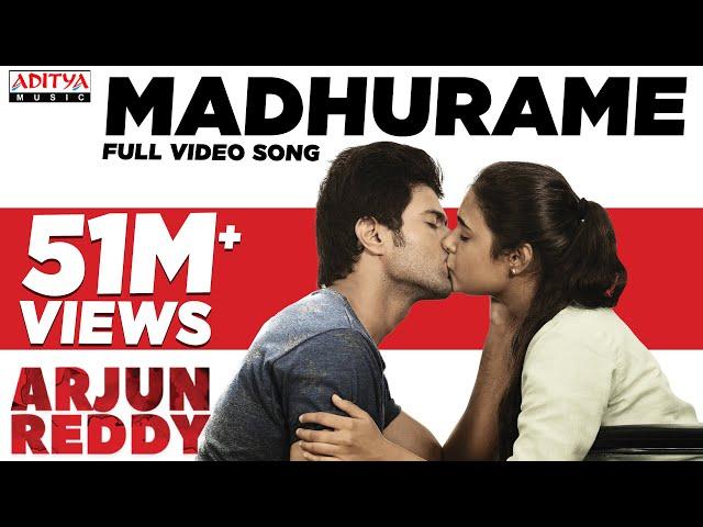 Madhurame Full Video Song | Arjun Reddy Video Songs | Vijay Devarakonda, Shalini | Sandeep | Radhan