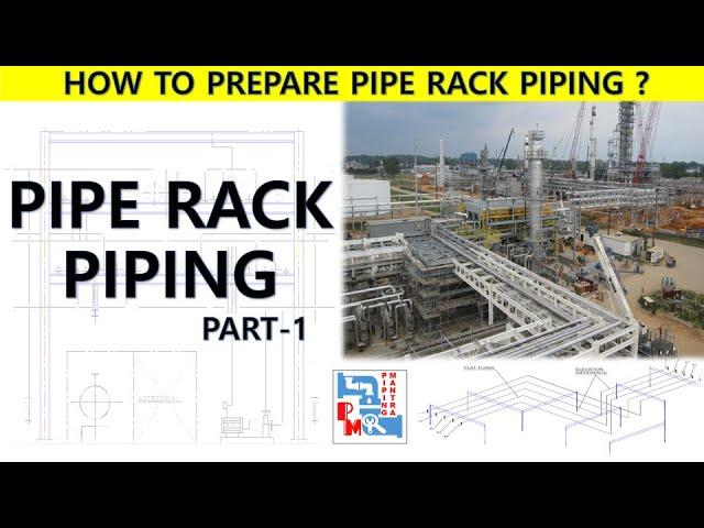 PIPE RACK PIPING | PART-1 | PIPING MANTRA |