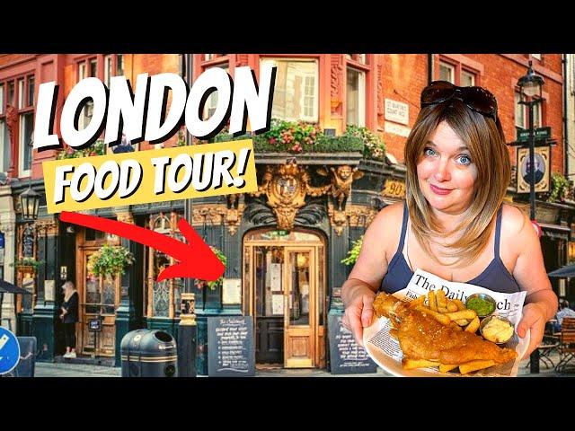 LONDON FOOD TOUR! British Food Is NOT What American’s Think!!