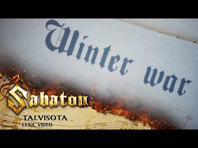 SABATON - Talvisota (Official Lyric Video)