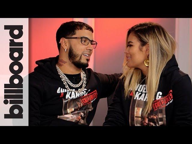 Anuel AA & Karol G Discuss Touring Together, Their First Kiss On Stage & More | Billboard