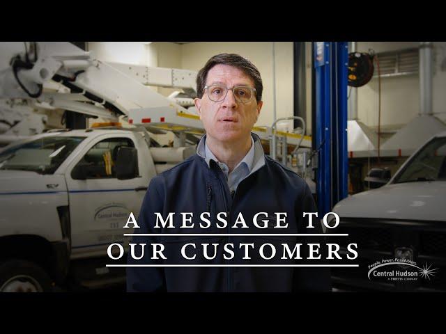 A message to customers from our President and CEO