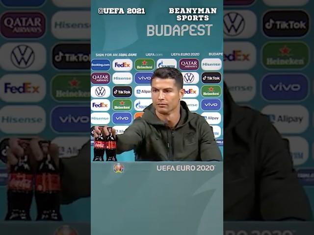 Cristiano Ronaldo HATES Coca-Cola