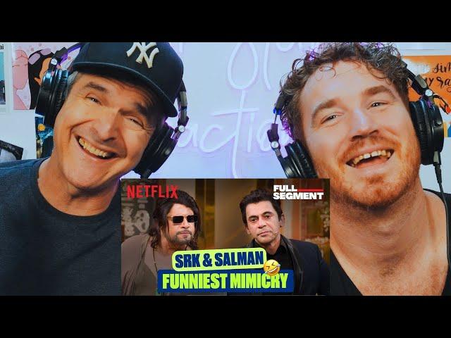 Sunil Grover & Krushna's HILARIOUS SRK-Salman Mimicry  Ft. Kartik Aaryan | REACTION!!