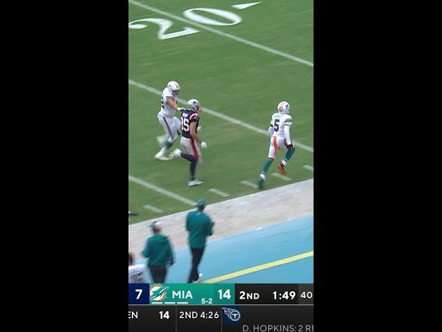 Jalen Ramsey with a interception in his Dolphins Debut!