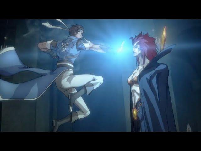 Maria and Richter VS Erzsebet and Drolta Final Fight 4K | Castlevania Nocturne