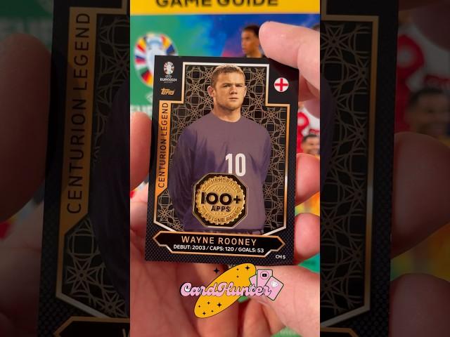 Match Attax EURO 2024 - Wayne Rooney Relic #euro2024 #packopening #tradingcards #topps #football