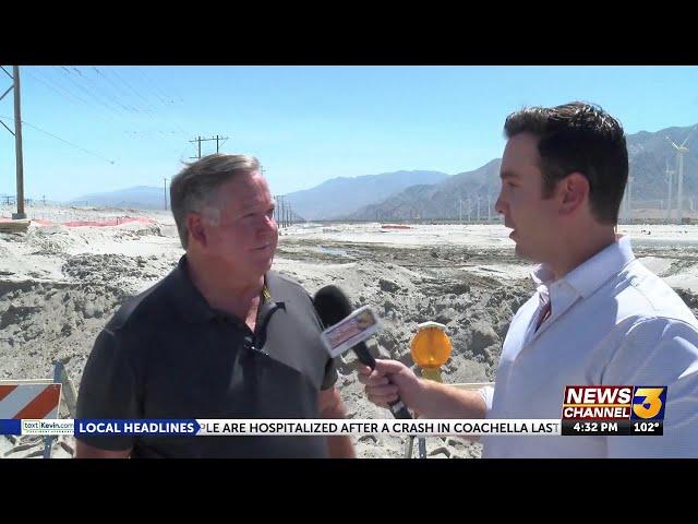 Rep Ken Calvert tours tropical storm damage for first time