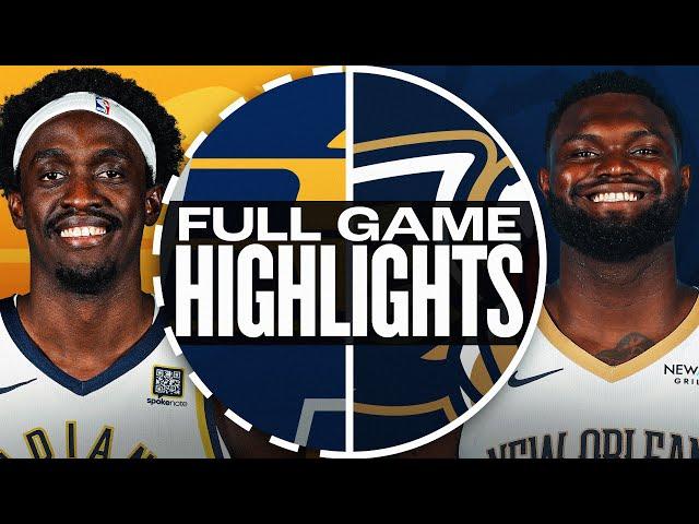 PACERS at PELICANS | FULL GAME HIGHLIGHTS | November 1, 2024