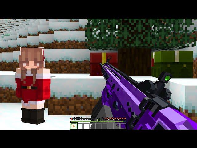 Ruining a Christmas Minecraft Server with Guns