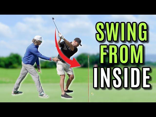 The TRICK To Create An Inside Out Swing Path