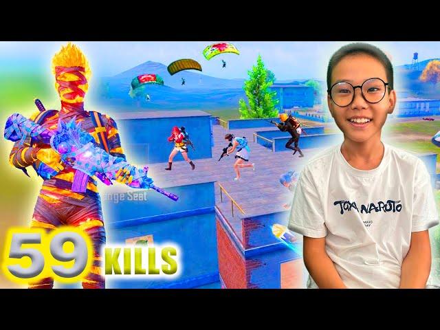 59 KILLS!MY BEST ERANGEL GAMEPLAY  #pubgmobile #pubgindia #erangel #gaming