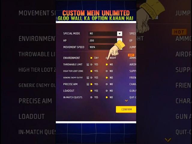 Custom Mein Unlimited Gloo Wall Kaise On Kare  Full Guide #freefire #shorts