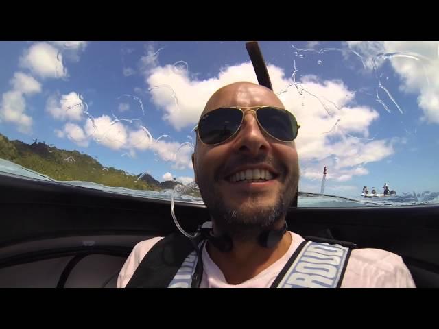 Laucala Island, Fiji - riding in the DeepFlight Super Falcon sub!