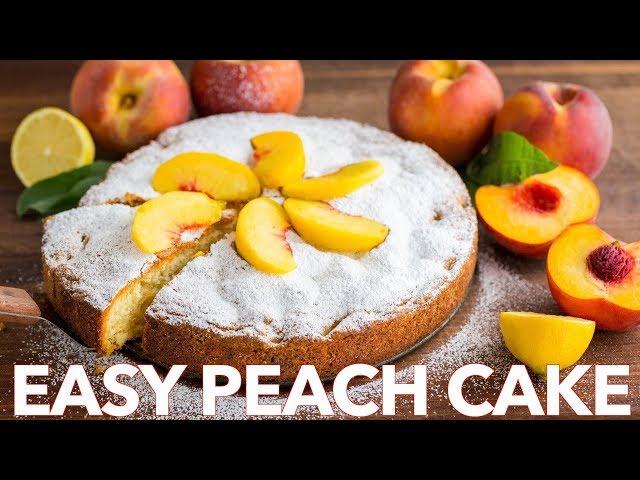 Dessert: How To Make Peach Cake Recipe with Fresh Fruit - Natasha's Kitchen