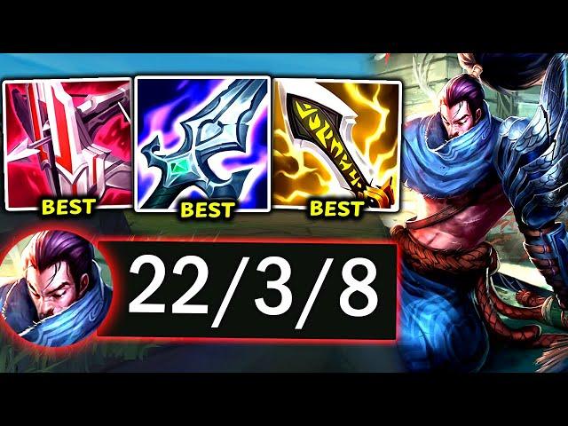 YASUO TOP CAN 1V5 WITH YOUR EYES 100% CLOSED (1V5 BEAST) - 2025 Yasuo TOP Gameplay Guide