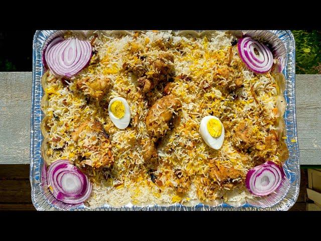 USA Easy Oven Baked Hyderabadi Chicken Biryani | Chicken Biryani in Oven tray |Fridayfusion&fun