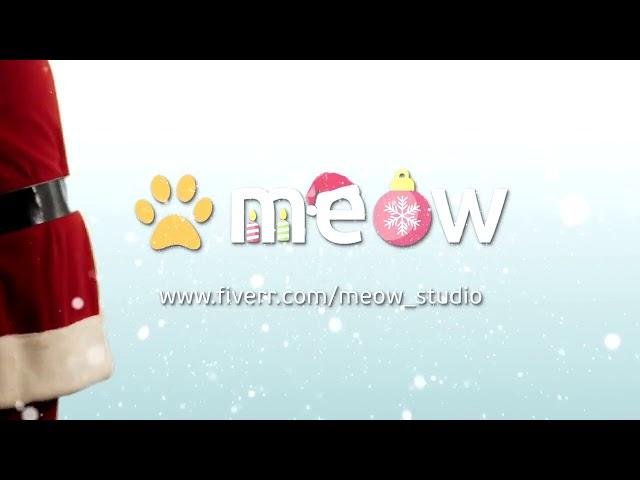 Do santa claus greeting video christmas logo animation - Best Logo Animation service