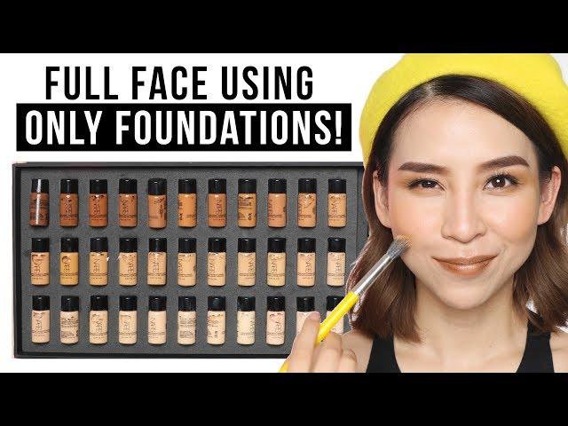 Full Face Using Only Foundation! TINA TRIES IT