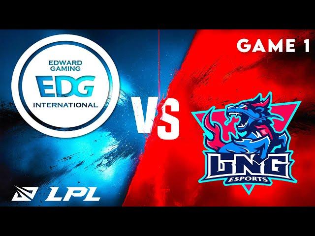 EDG vs LNG Game 1 Highlights | LPL Split 1 2025 | EDward Gaming vs LNG Esports by Onivia